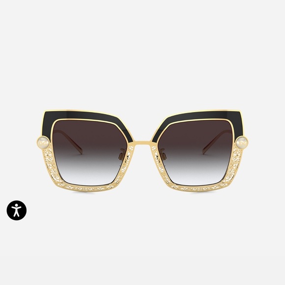 Dolce & Gabbana - Filigree & Pearls Sunglasses - Picture 1 of 5